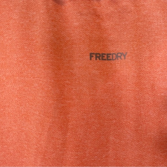 Eddie Bauer Men’s Poly Tech Polo Shirt Persimmon XL - Picture 3 of 6